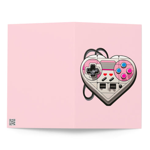 Video Gamer Valentine's Day Greeting Card